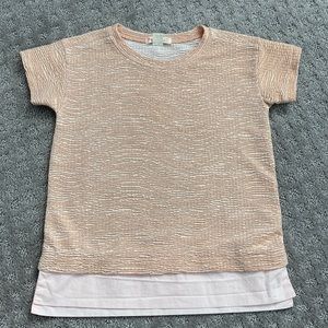 Like New! J. Crew rose gold shirt
